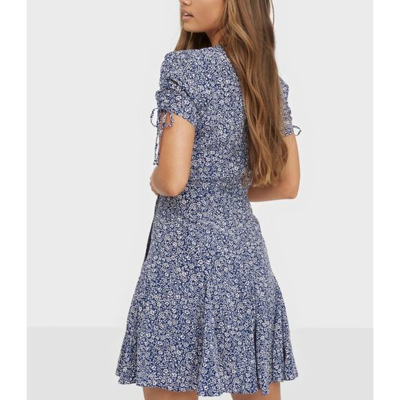 Polo Ralph Lauren Dress 14 Wrap Boho Mini 14 Dress Classic Preppy Y2K Cottage - Picture 2 of 16